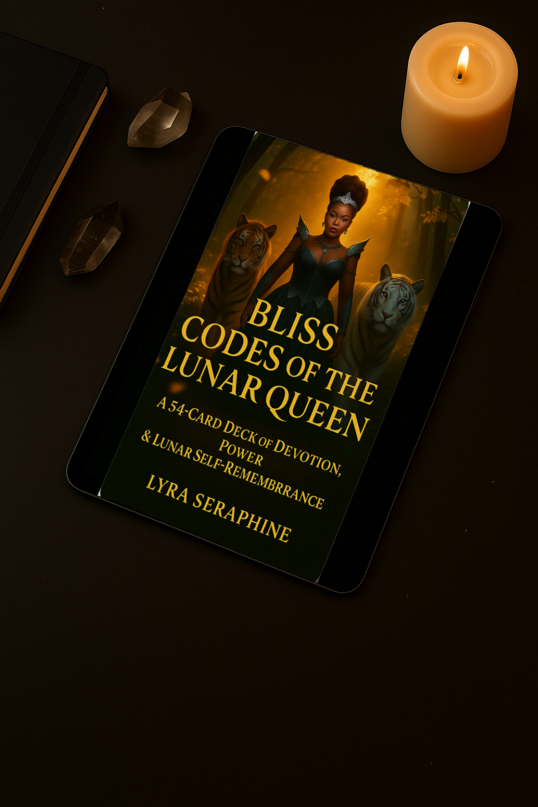 Bliss Codes of the Lunar Queen 👑✨ | A Celestial Digital Affirmation Experience