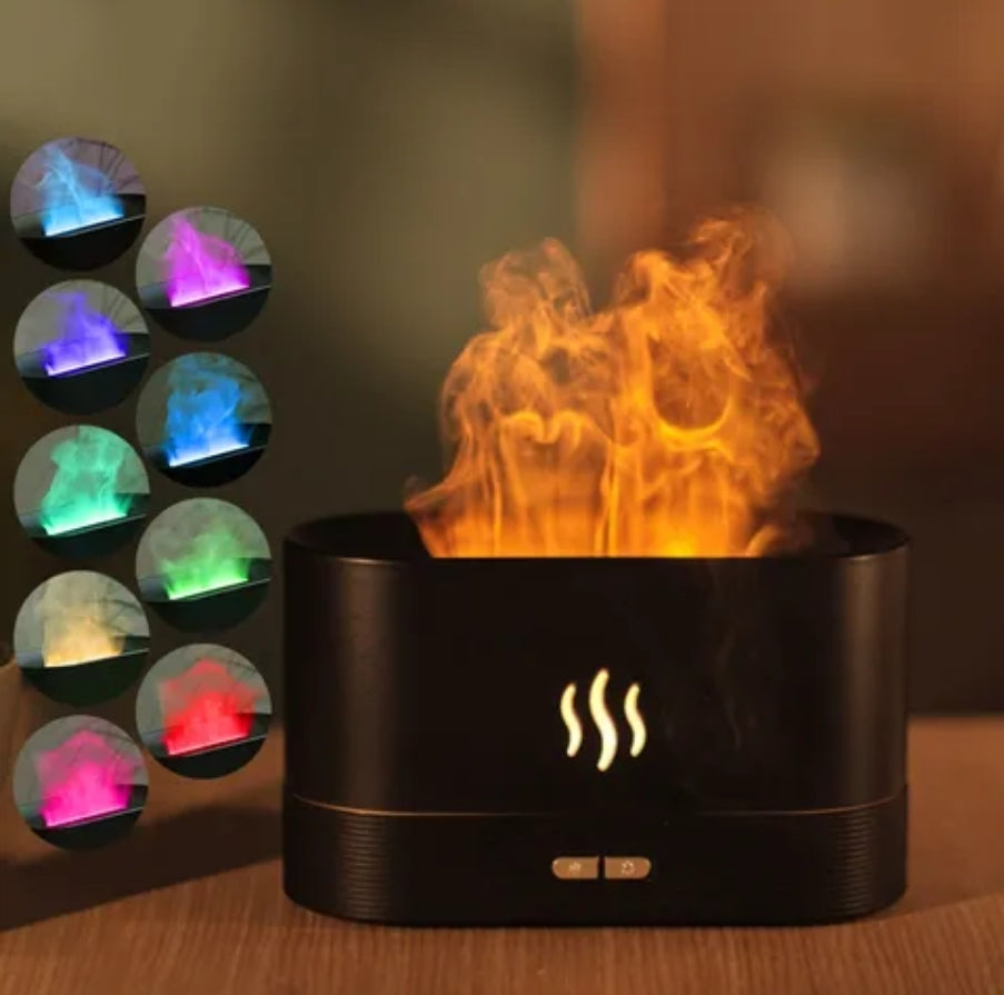 Aroma Diffuser Flame Humidifier